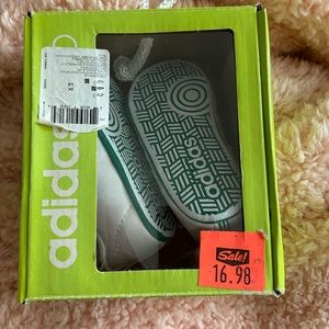 Baby crib shoes. Adidas, converse, and vans. Sizes two to three.